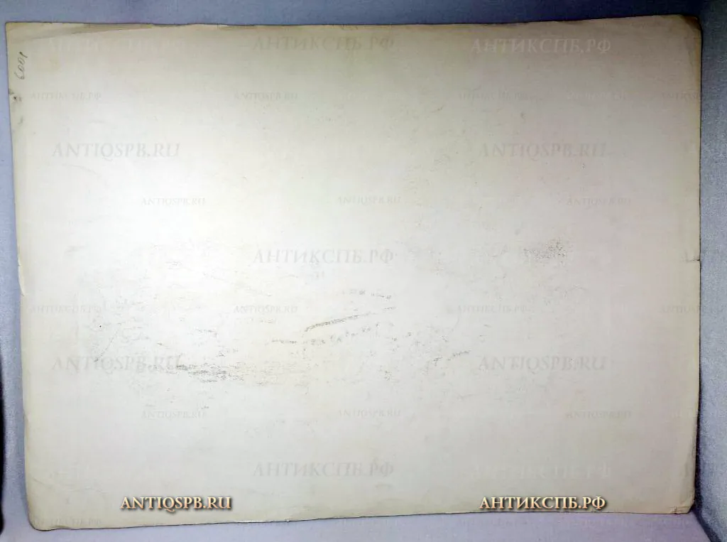 Литография "Танкисты в горах". №19487.1